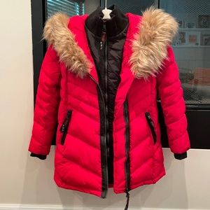 Canada Weather Gear Red Puffer Coat - Girls 10/12